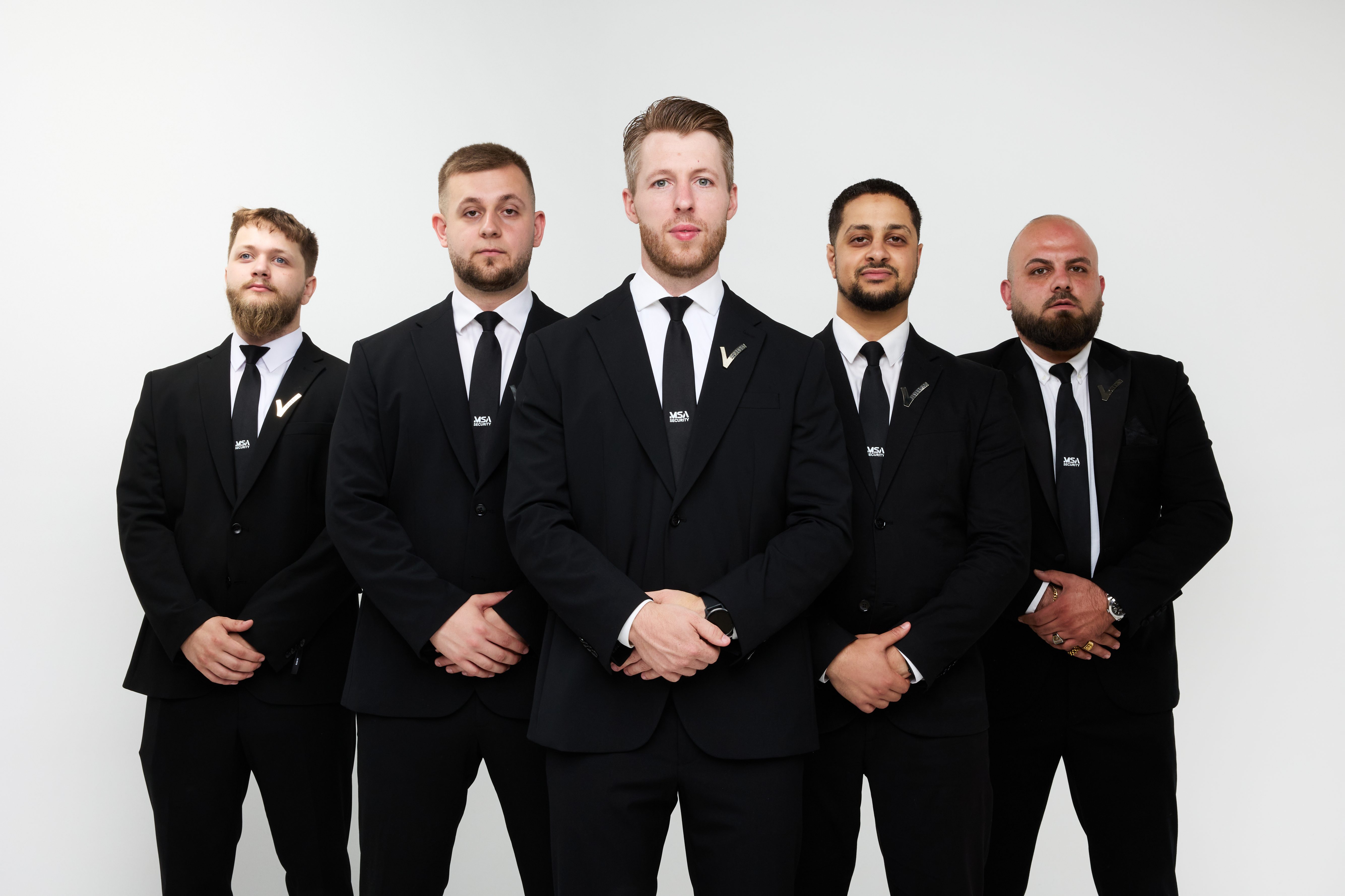 Team beveiligers van MSA Security
